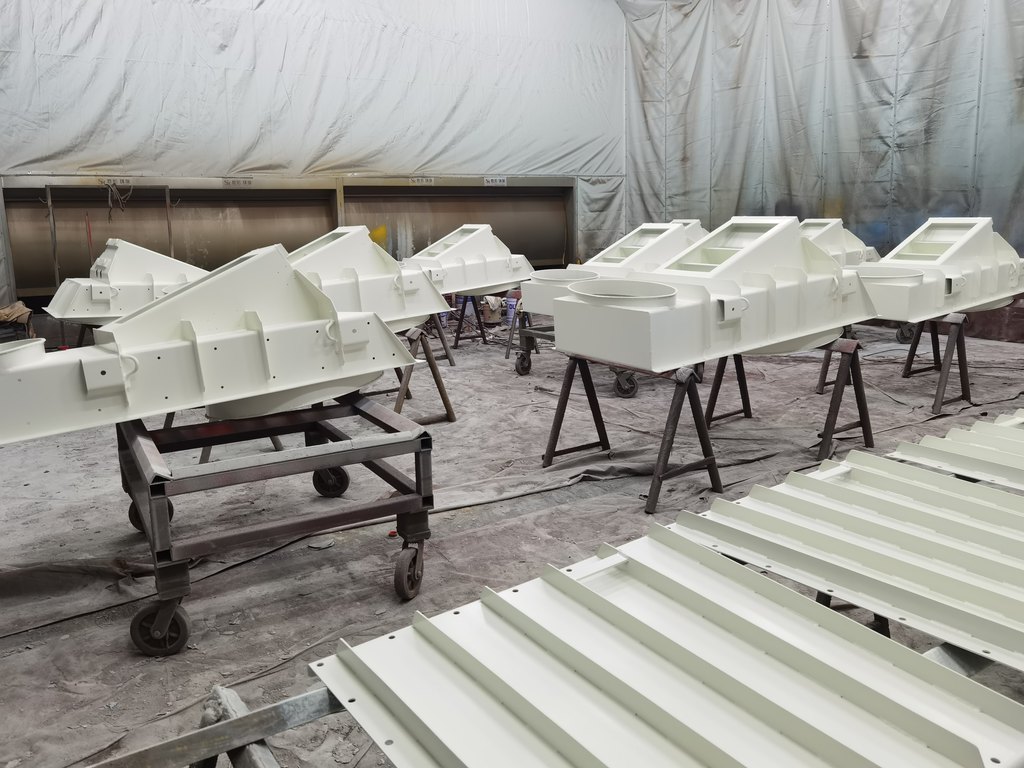 東陽鋼結構除銹噴漆公司